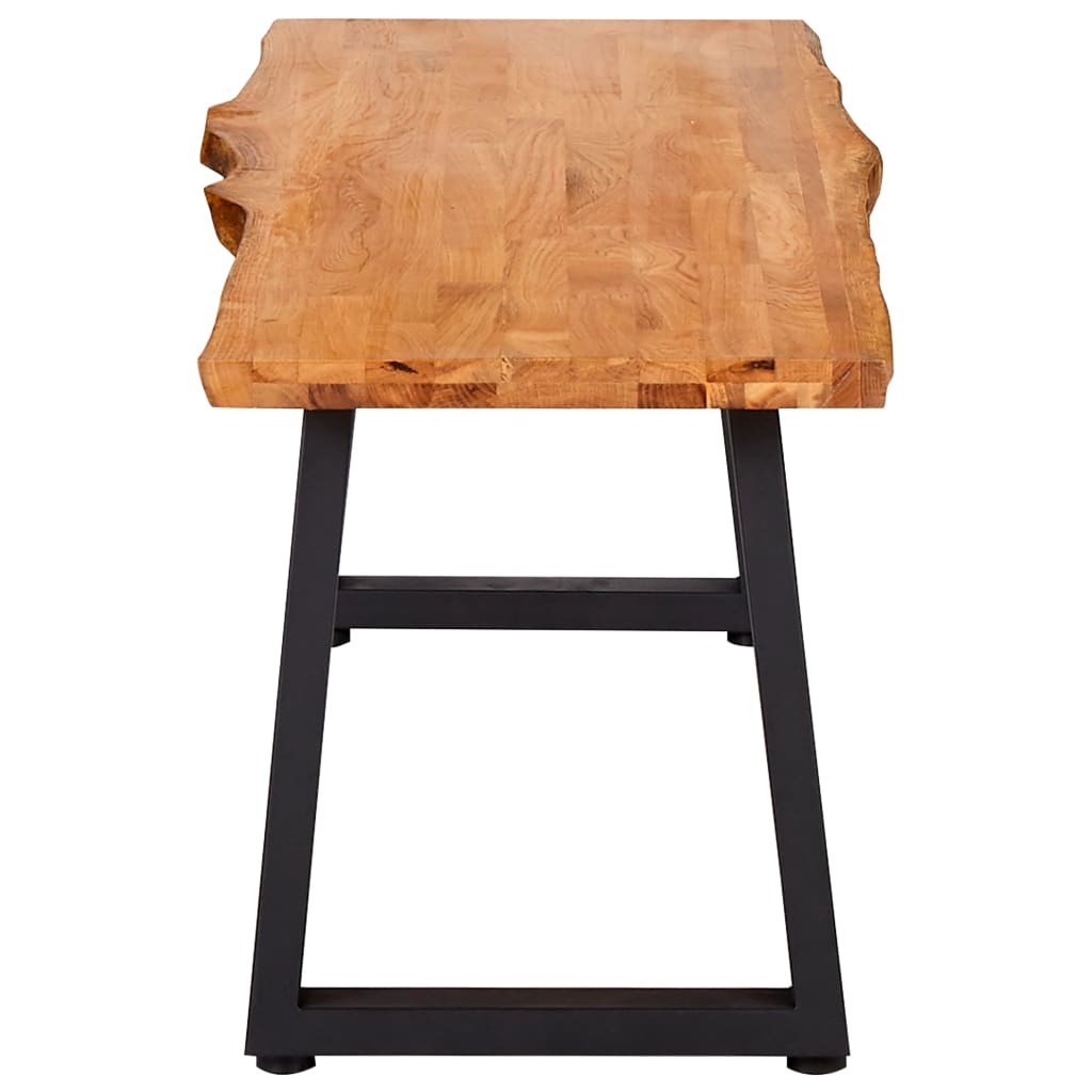 Bench 160 cm Natural Solid Oak Wood